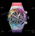 Copy Hublot Big Bang Unico King Silver Rainbow Swiss 7750 Watch 45.5mm